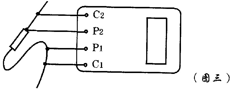 數(shù)字接式地電阻測試儀接線圖 數(shù)字接式地電阻測試儀接線圖